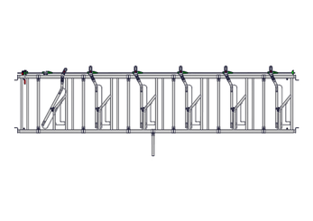 Materiels - Cornadis - PACK DE 6 PANNEAUX AXIAL II REG DE 6P./5M L.4.70M