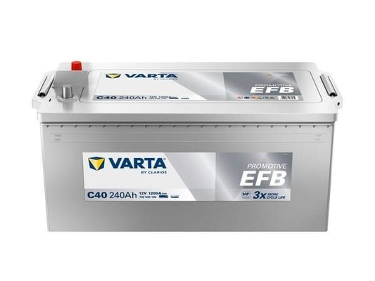 Pièces agricoles - Eclairage - Battery 12V 240Ah 1200A C40 VARTA Dynamic EFB