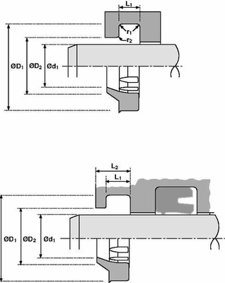 Pièces agricoles - Roulements - Essuie-tige ASU 36x44x5/8mm