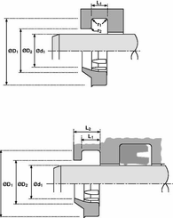 Pièces agricoles - Roulements - Essuie-tige ASU 36x44x5/8mm