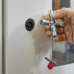 Outils - Outils divers - Cle pour armoires de manoeuvre