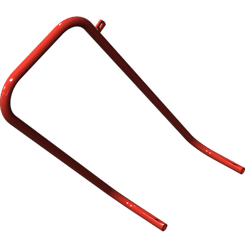 Pièces agricoles - Pièce divers - main courante gauche soudée -peinte-