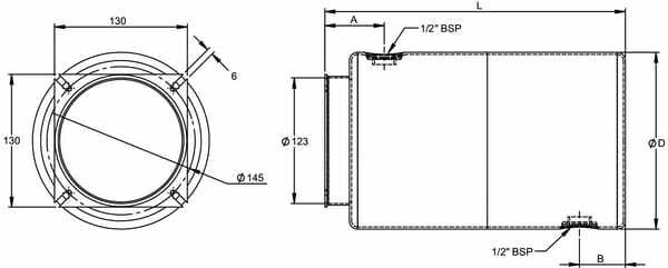 Pièces agricoles - Hydraulique - Reservoir 12 litres