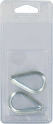 Pièces agricoles - Fasteners - Cosse à câble Ø8mm - 33x24mm (2)