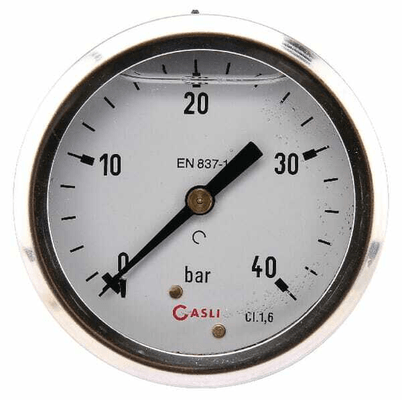 Pièces agricoles - Hydraulique - Manomètre Ø63 0-40bar ¼" ar.
