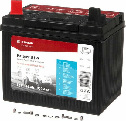 Pièces agricoles - Eclairage - Batterie 12V 28Ah 300A Kramp