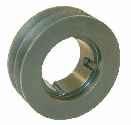 Pièces agricoles - Transmission - Poulie pour courroie trapézoïdale 2 rainures Z ou SPZ diamètre 79 mm pour douille taperlock 1210 Kramp