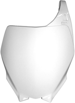 Pièces Quad & Motos - Plastiques - Plaque numéro frontale RACETECH blanc Yamaha