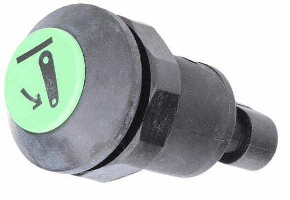 Pièces agricoles - Electricité - Interrupteur poussoir, relevage, rond, vert