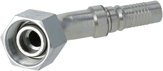 Pièces agricoles - Hydraulique - Raccord à sertir 4SH-DN20-25S-M36x2,0 45° HEX41