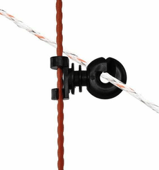 Pièces agricoles - Cloture,Jardin & Sylviculture - Isolateur double clip (10)