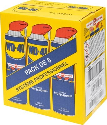Chimie - Chimie divers - Multifonction WD40 500ml pack de 6 aérosols