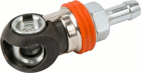 Pièces agricoles - Pièce pneumatique - Raccord rap. sécu, embout 10mm