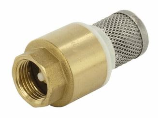 Pièces agricoles - Hydraulique - Crépine+clapet 1/2" inox