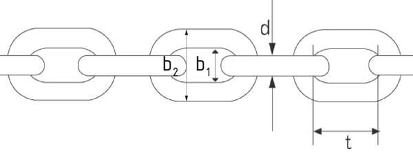Pièces agricoles - Fertilisation & Lisier - Manure scraper chain set 14x50 mm 2x11 mtr. DIN 22252 G50