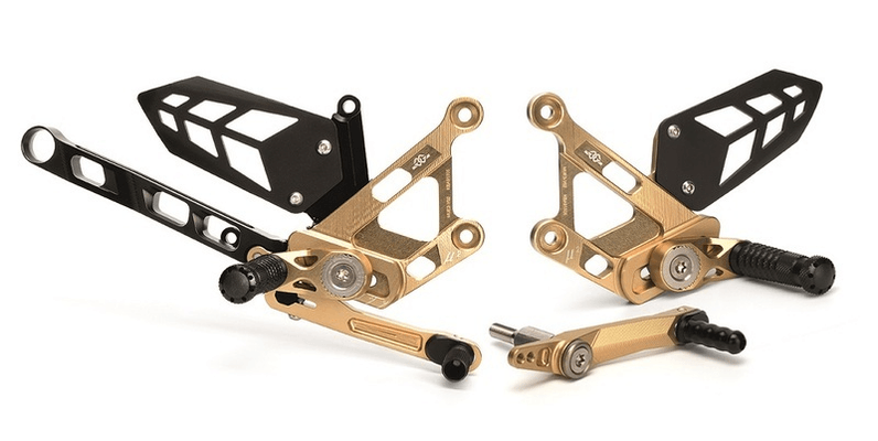 Pièces Quad & Motos - Equipement véhicule - Commandes reculées ajustables GILLES TOOLING MUE2 or Yamaha MT-10