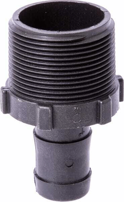 Pièces agricoles - Pièce Pulvérisateur - 1-1/2"Male Thd X 1" Hose Shank