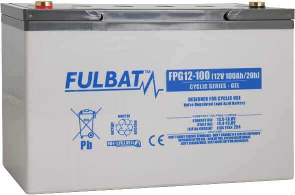 Pièces agricoles - Eclairage - Batterie GEL 12 V 100 Ah