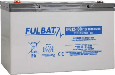Pièces agricoles - Eclairage - Batterie GEL 12 V 100 Ah