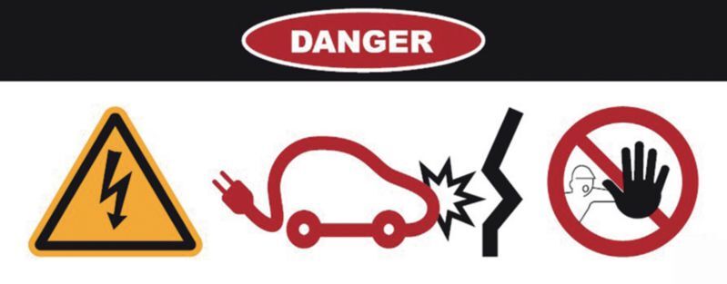 Equipement d'atelier - Equipement d'atelier divers - ETIQUETTES VEHIC ACCIDENTE X40