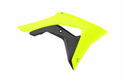 Ouïes de radiateur POLISPORT jaune fluo Honda CRF450R