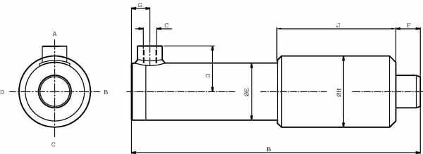 Pièces agricoles - Hydraulique - Kit de vérin S/A-DIY EPL30-280, Saturn