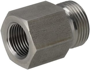Pièces agricoles - Hydraulique - Raccord à filetage femelle 15L x 3/8" BSP SS