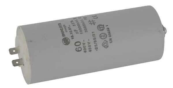 Pièces agricoles - Electricité - Condensateur avec fiche 60µF