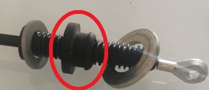 Pièces VSP - Divers - BAGUE CAOUTCHOUC CABLE D'ACCEL