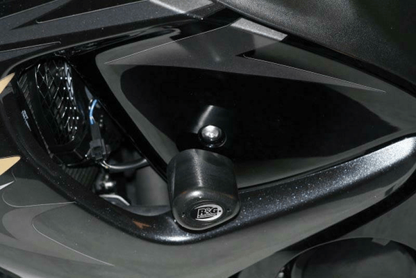 Pièces Quad & Motos - Equipement véhicule - Tampons de protection R&G RACING Aero noir Suzuki GSX1340R Hayabusa
