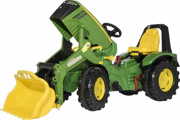 Loisirs - Jouets - X-Trac John Deere 8400R avec chargeur frontal et frein