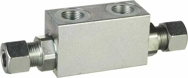 Pièces agricoles - Hydraulique - Clapet anti retour 3/8 DIN2353