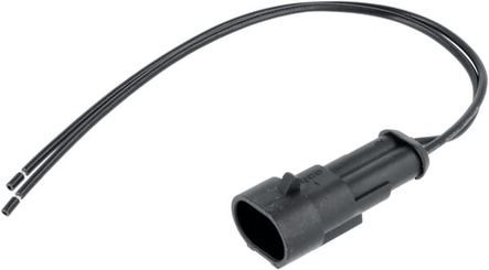 Pièces agricoles - Eclairage - Jeu de connecteurs Superseal 2 fiches pré-câblée 20cm mâle