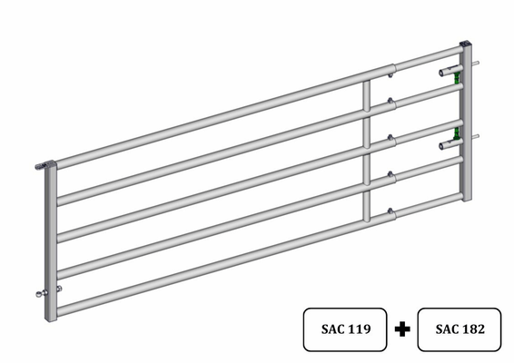 Materiels - Accessoires 70Kg-100Kg - PORTE AUTOLOCK EX5 DE 3/4M