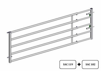 Materiels - Accessoires 70Kg-100Kg - PORTE AUTOLOCK EX5 DE 3/4M