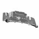 LINER-UNDERHOOD,BLK Polaris origine