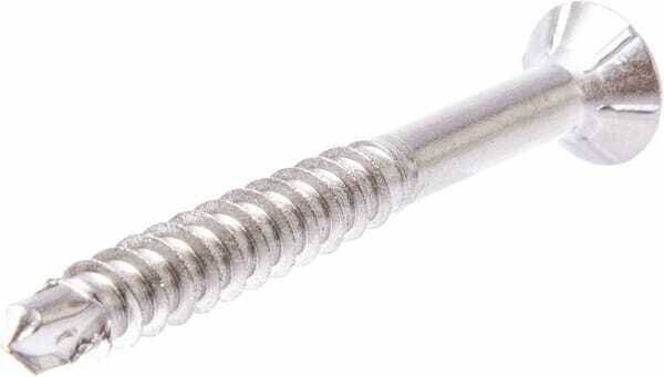 Pièces agricoles - Fasteners - Vis à bois, Ø 6x60 mm, TX25, à tête fraisée, acier inoxydable