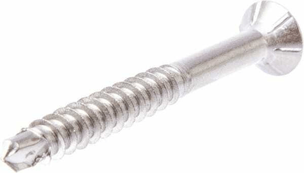 Pièces agricoles - Fasteners - Vis à bois, Ø 6x60 mm, TX25, à tête fraisée, acier inoxydable