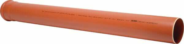 Pièces agricoles - Hydraulique - Tube PVC 110 mm x 5,0 m