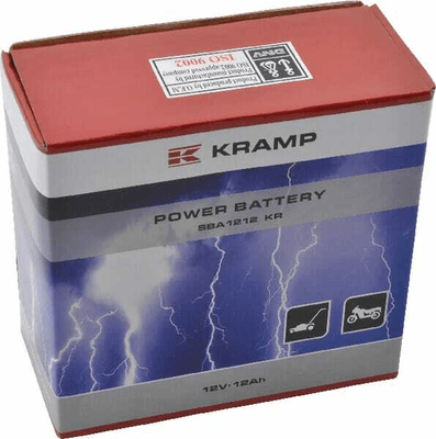 Pièces agricoles - Eclairage - Batterie 12V 12Ah 210 A fermée Kramp