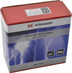 Pièces agricoles - Eclairage - Batterie 12V 12Ah 210 A fermée Kramp
