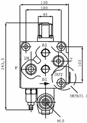 Pièces agricoles - Hydraulique - Distributeur SD11-1-18L-AET/AE