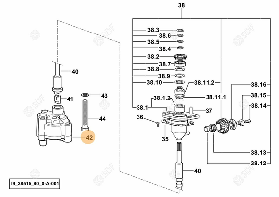 Pièces agricoles - Pieces moteur - POMPE A HUILE