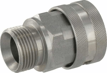 Pièces agricoles - Hydraulique - Raccord rapide femelle Ø18,2mm x M 1/2" inox