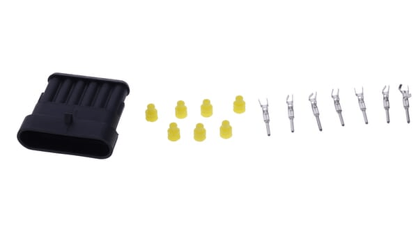 Pièces agricoles - Eclairage - Jeu de connecteurs Superseal 6 fiches mâle