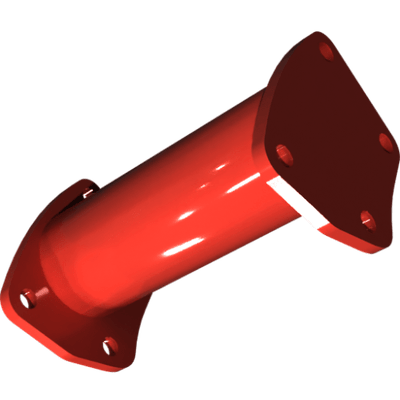 Pièces agricoles - Pièce divers - arbre tronqué soudé -peint-