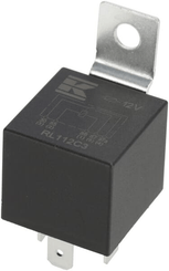 Pièces agricoles - Eclairage - Mini relais 12V, inverseur, 30A/40A, avec support