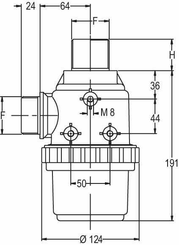 Pièces agricoles - Pièce Pulvérisateur - Filtre d'aspiration 1 1/2"M 150 l/min 50 mailles