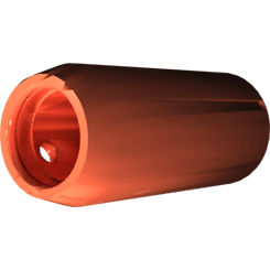 Pièces agricoles - Pièce divers - tube de roulement peint