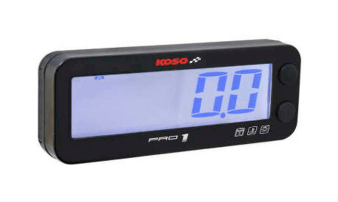 Pièces Quad & Motos - Equipement véhicule - Compte-tours KOSO Pro-1 LCD multifonctions noir